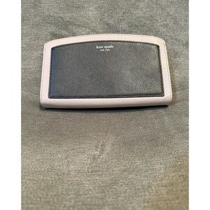 NWOT Kate Spade Black and Cream Clutch